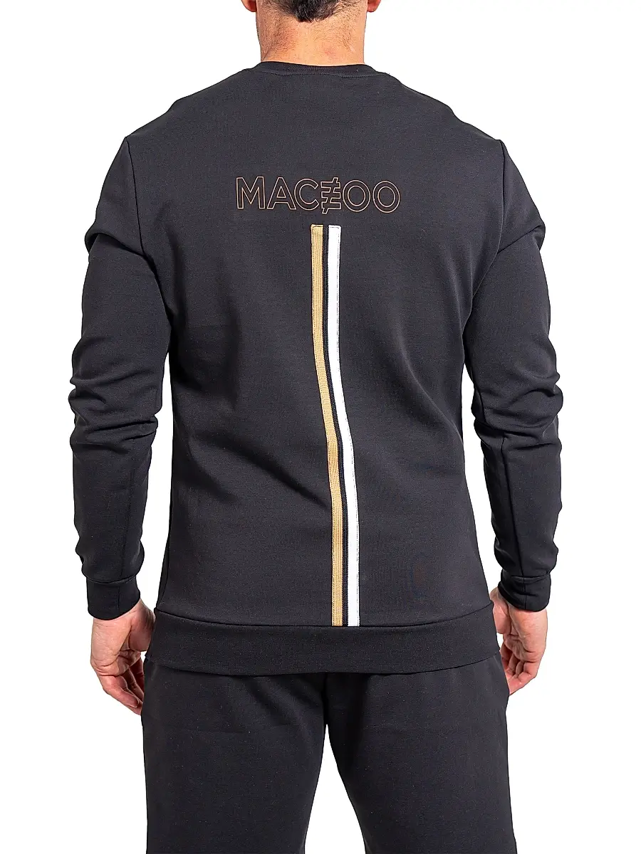 Maceoo Men's Modish84 Sweater - Black | Thumbnail 6 Maceoo Men's Modish84 Sweater - Black | Thumbnail 6