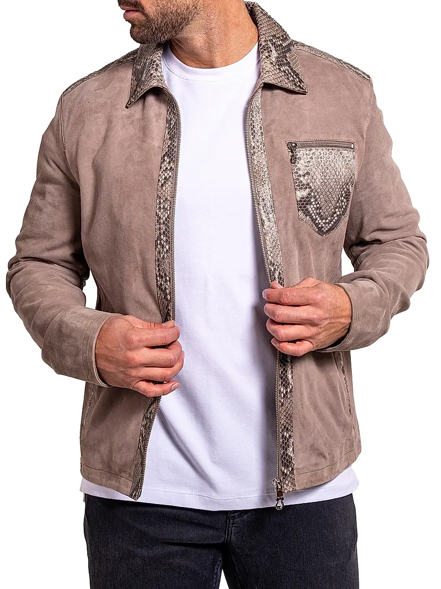 Maceoo Men's Ascension Leather Jacket | Thumbnail 3 Maceoo Men's Ascension Leather Jacket | Thumbnail 3
