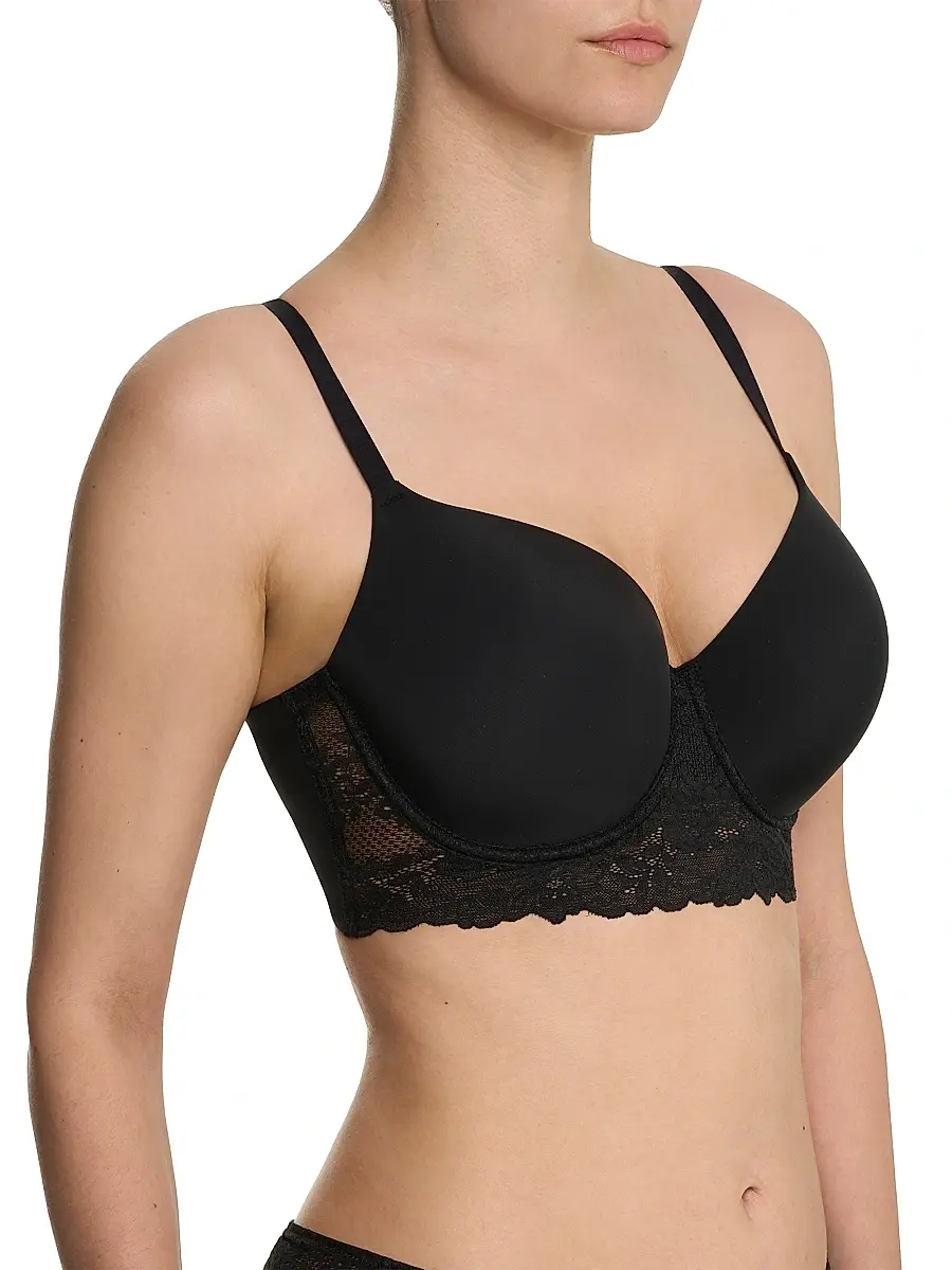 Natori Women's Heavenly Full Coverage Longline Lace T-Shirt Bra | Thumbnail 2 Natori Women's Heavenly Full Coverage Longline Lace T-Shirt Bra | Thumbnail 2