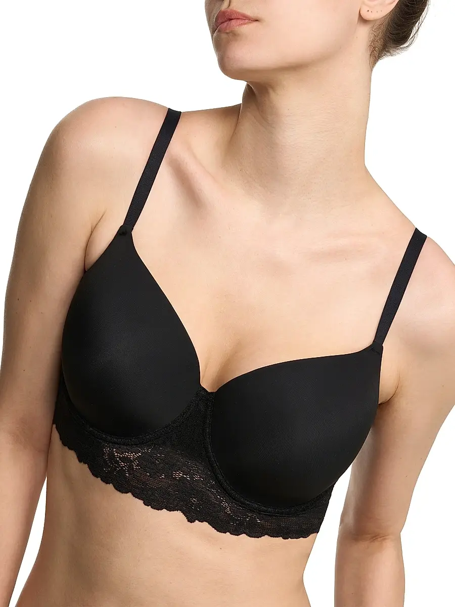 Natori Women's Heavenly Full Coverage Longline Lace T-Shirt Bra | Thumbnail 5 Natori Women's Heavenly Full Coverage Longline Lace T-Shirt Bra | Thumbnail 5