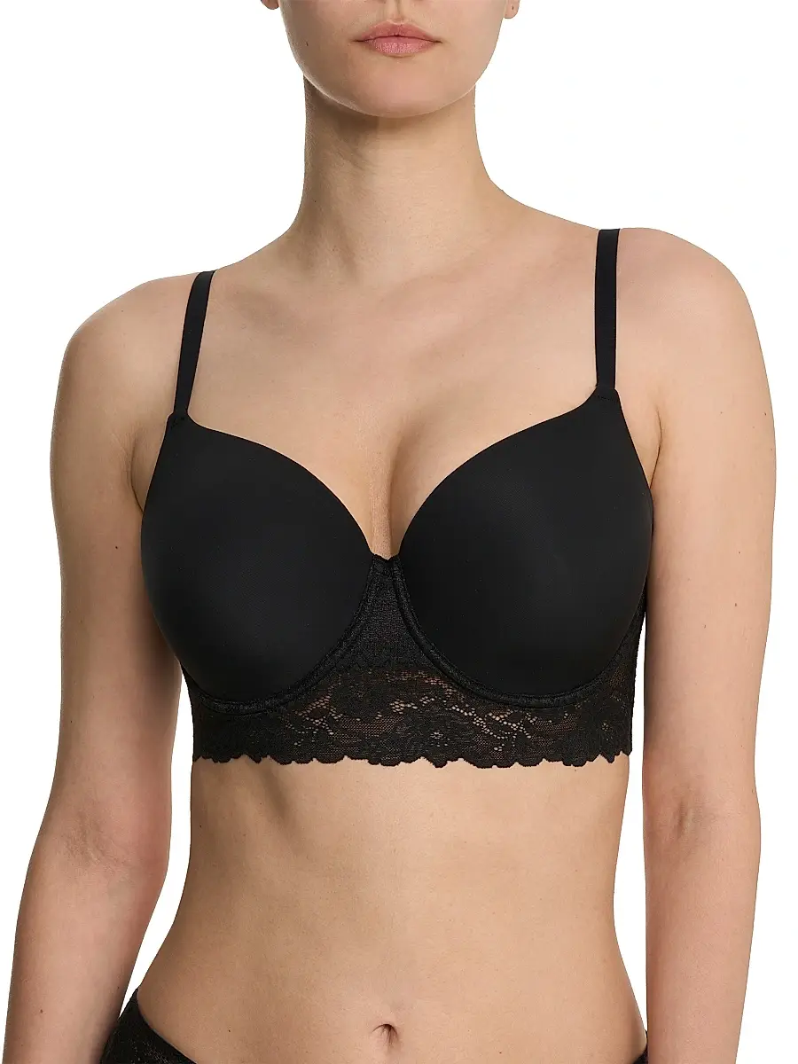 Natori Women's Heavenly Full Coverage Longline Lace T-Shirt Bra