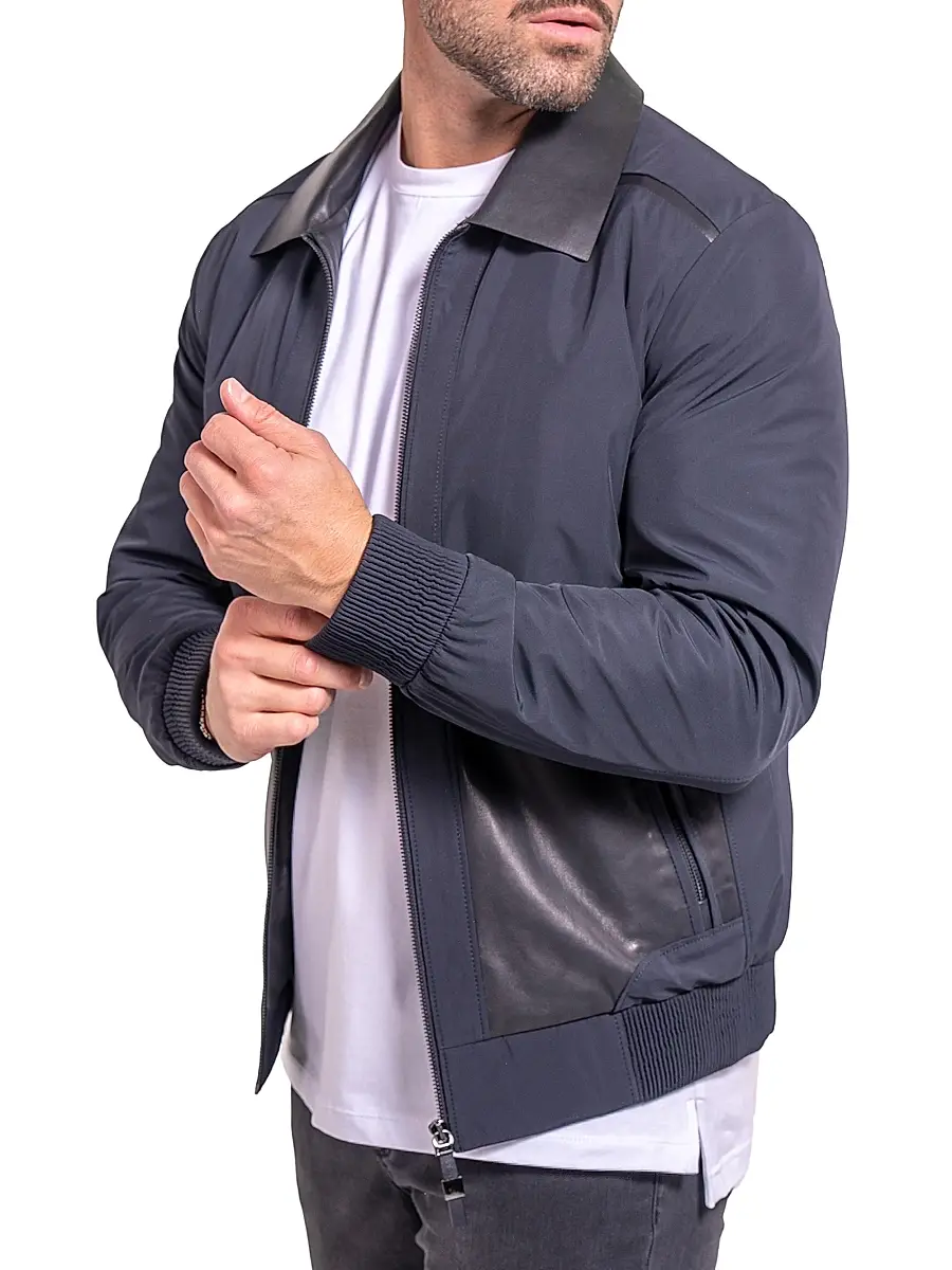 Maceoo Men's Ascension Leather Jacket | Thumbnail 3 Maceoo Men's Ascension Leather Jacket | Thumbnail 3