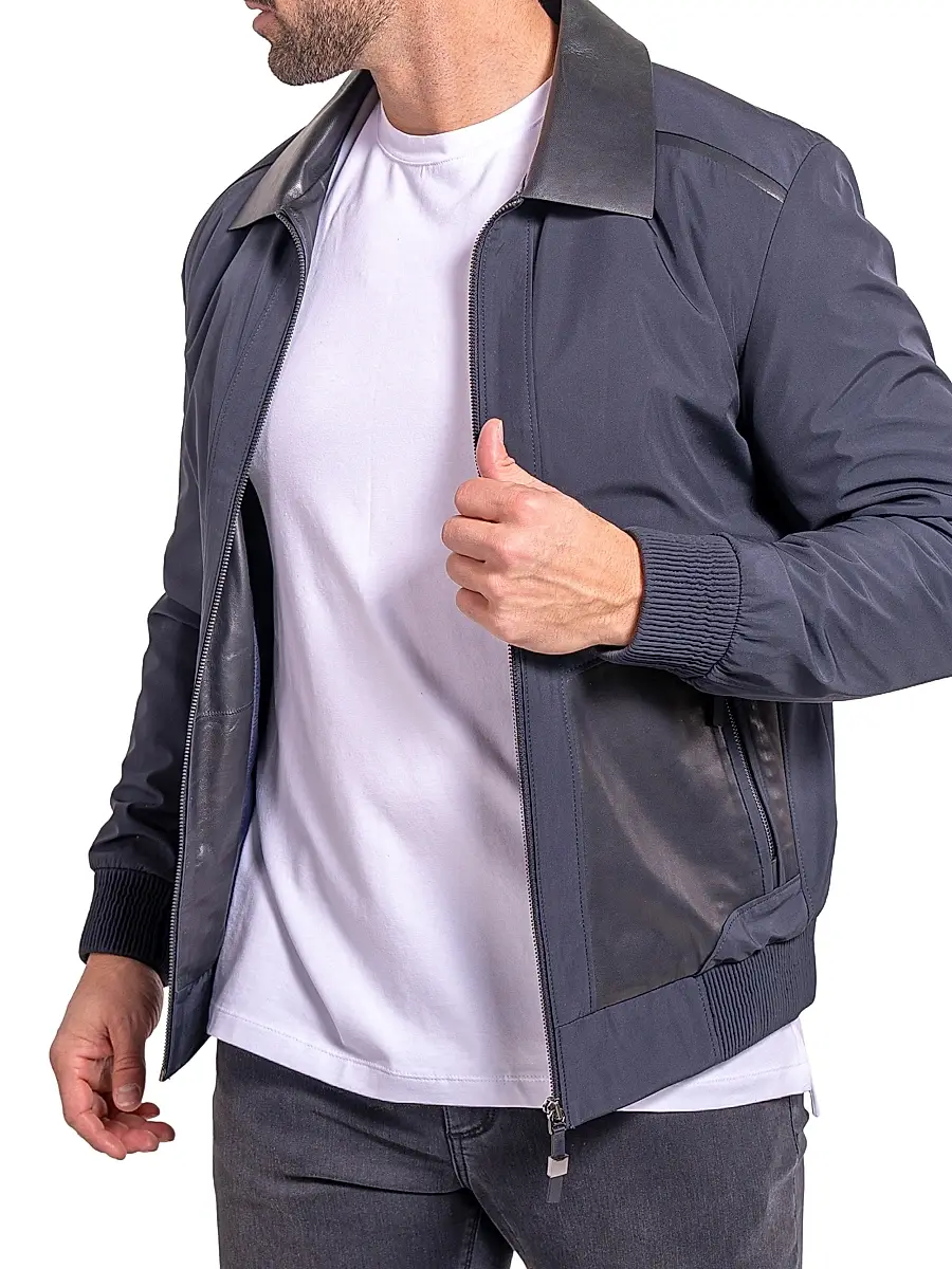 Maceoo Men's Ascension Leather Jacket | Thumbnail 4 Maceoo Men's Ascension Leather Jacket | Thumbnail 4