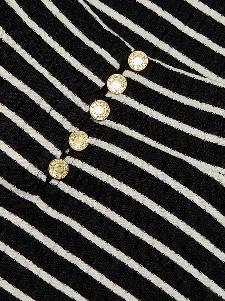 rag & bone Women's The Knit Striped Rib-Knit T-Shirt | Thumbnail 7 rag & bone Women's The Knit Striped Rib-Knit T-Shirt | Thumbnail 7