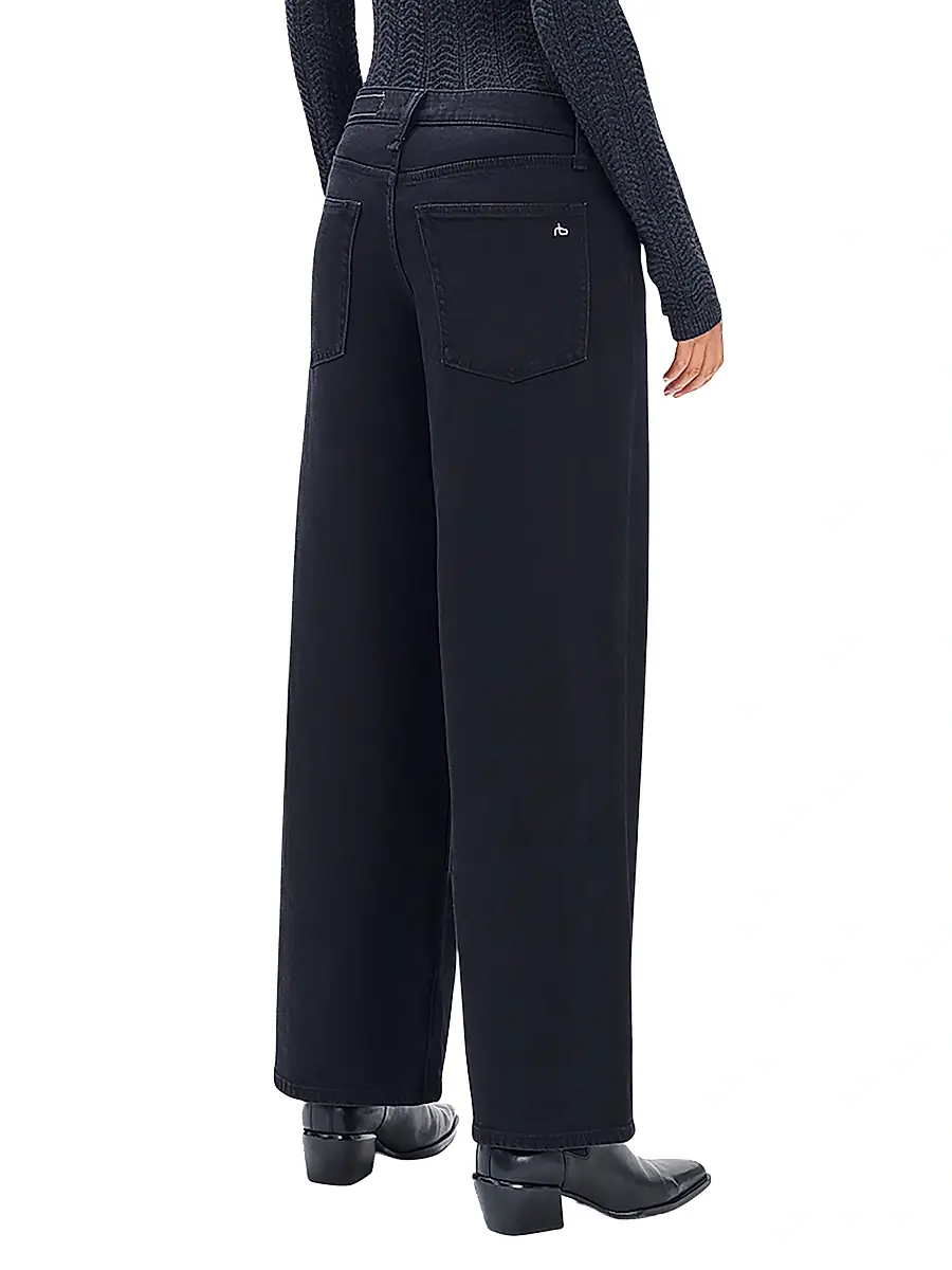 rag & bone Women's Aiden Low-Rise Wide-Leg Jeans | Thumbnail 4 rag & bone Women's Aiden Low-Rise Wide-Leg Jeans | Thumbnail 4