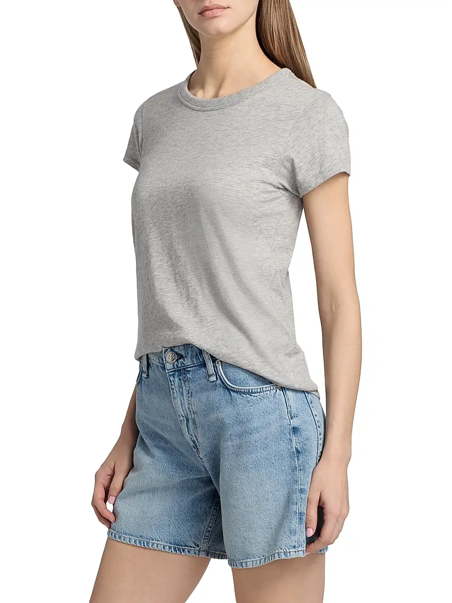 rag & bone Women's The Slub Cotton T-Shirt | Thumbnail 4 rag & bone Women's The Slub Cotton T-Shirt | Thumbnail 4