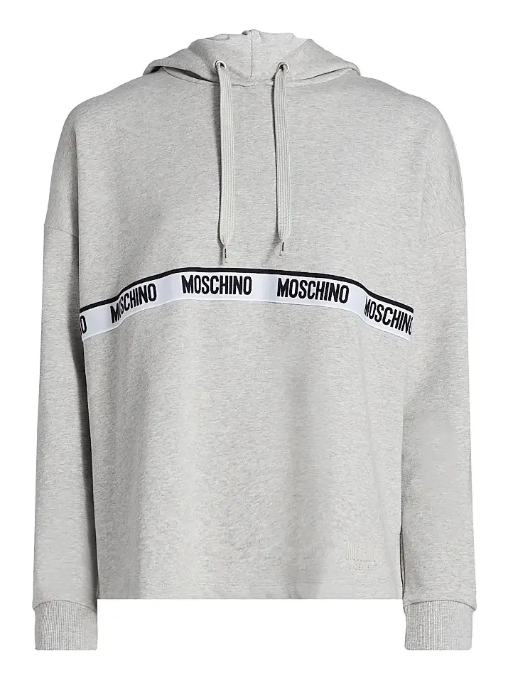 Women's Intimo Donna Logo Stretch-Cotton Hoodie Women's Intimo Donna Logo Stretch-Cotton Hoodie