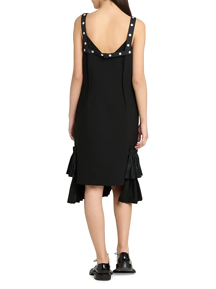 MOSCHINO Women's Tiered High-Low Midi-Dress | Thumbnail 5 MOSCHINO Women's Tiered High-Low Midi-Dress | Thumbnail 5