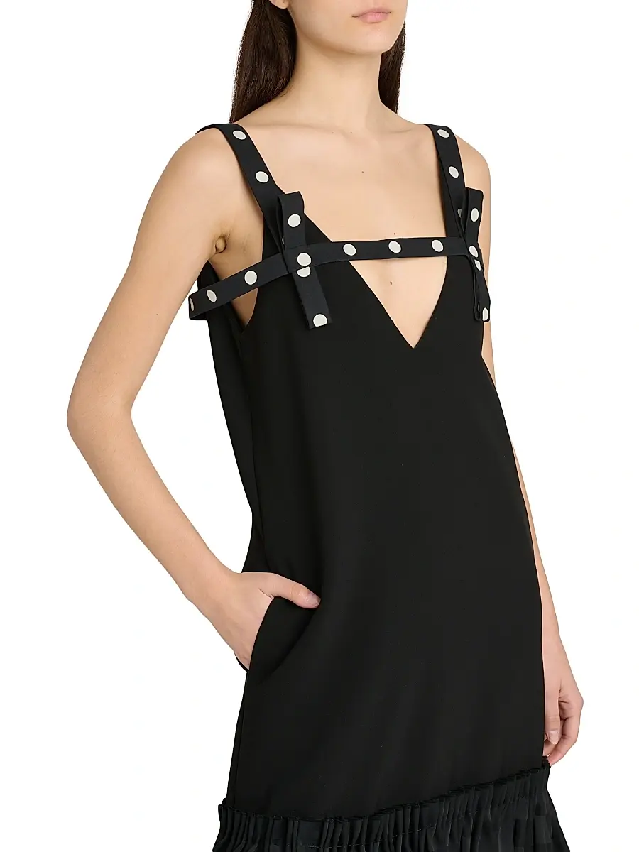 MOSCHINO Women's Tiered High-Low Midi-Dress | Thumbnail 6 MOSCHINO Women's Tiered High-Low Midi-Dress | Thumbnail 6