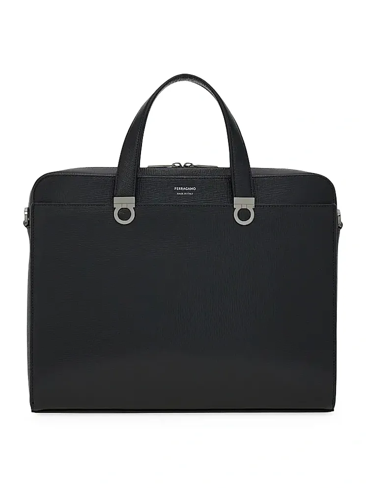 Men's Trading Hammered Leather Briefcase Men's Trading Hammered Leather Briefcase