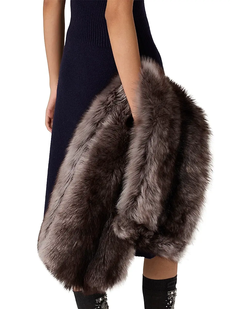 Miu Miu Women's Wool Knit Tank Dress | Thumbnail 6