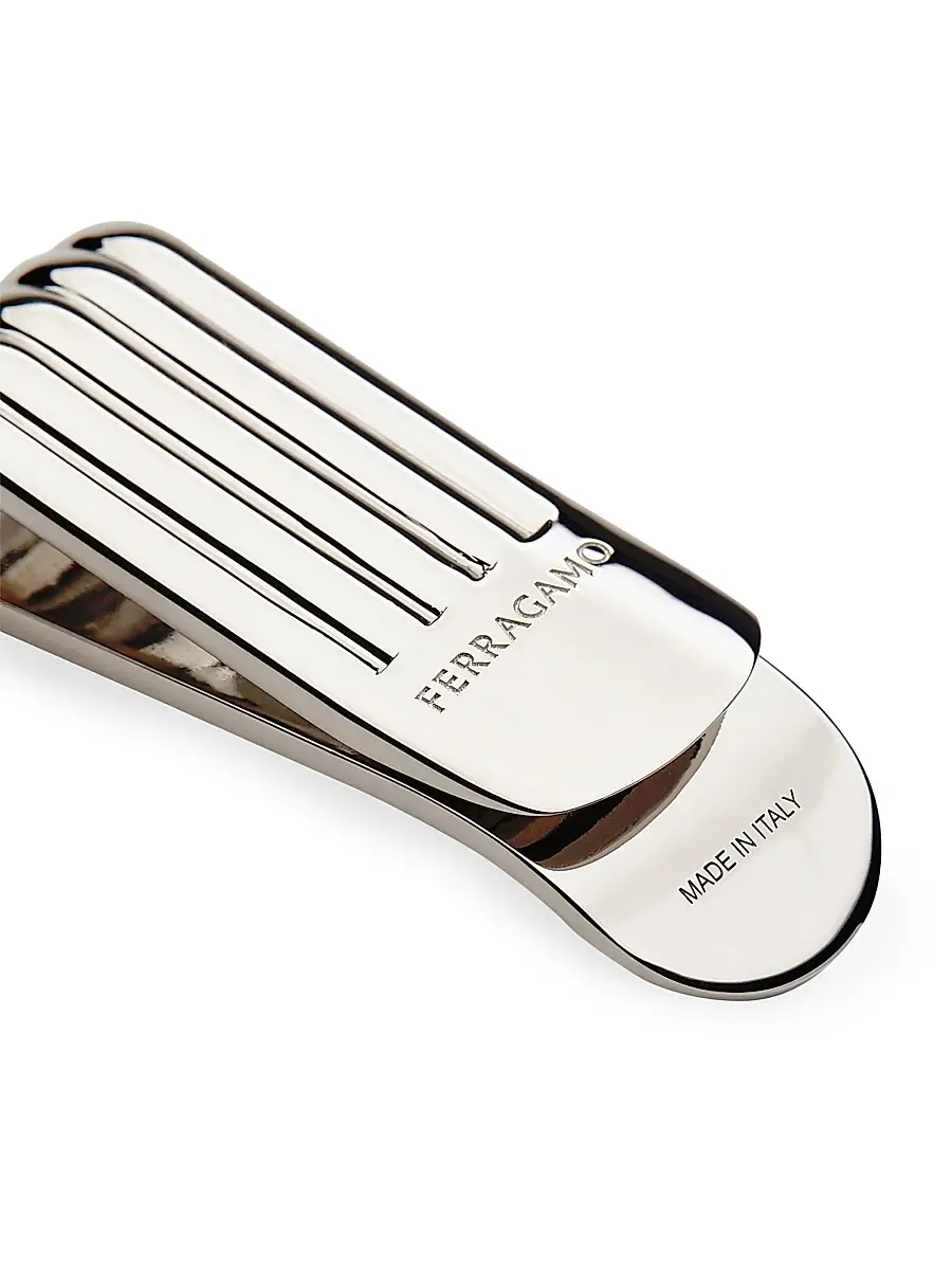 Ferragamo Men's GA80 Money Clip | Thumbnail 4 Ferragamo Men's GA80 Money Clip | Thumbnail 4