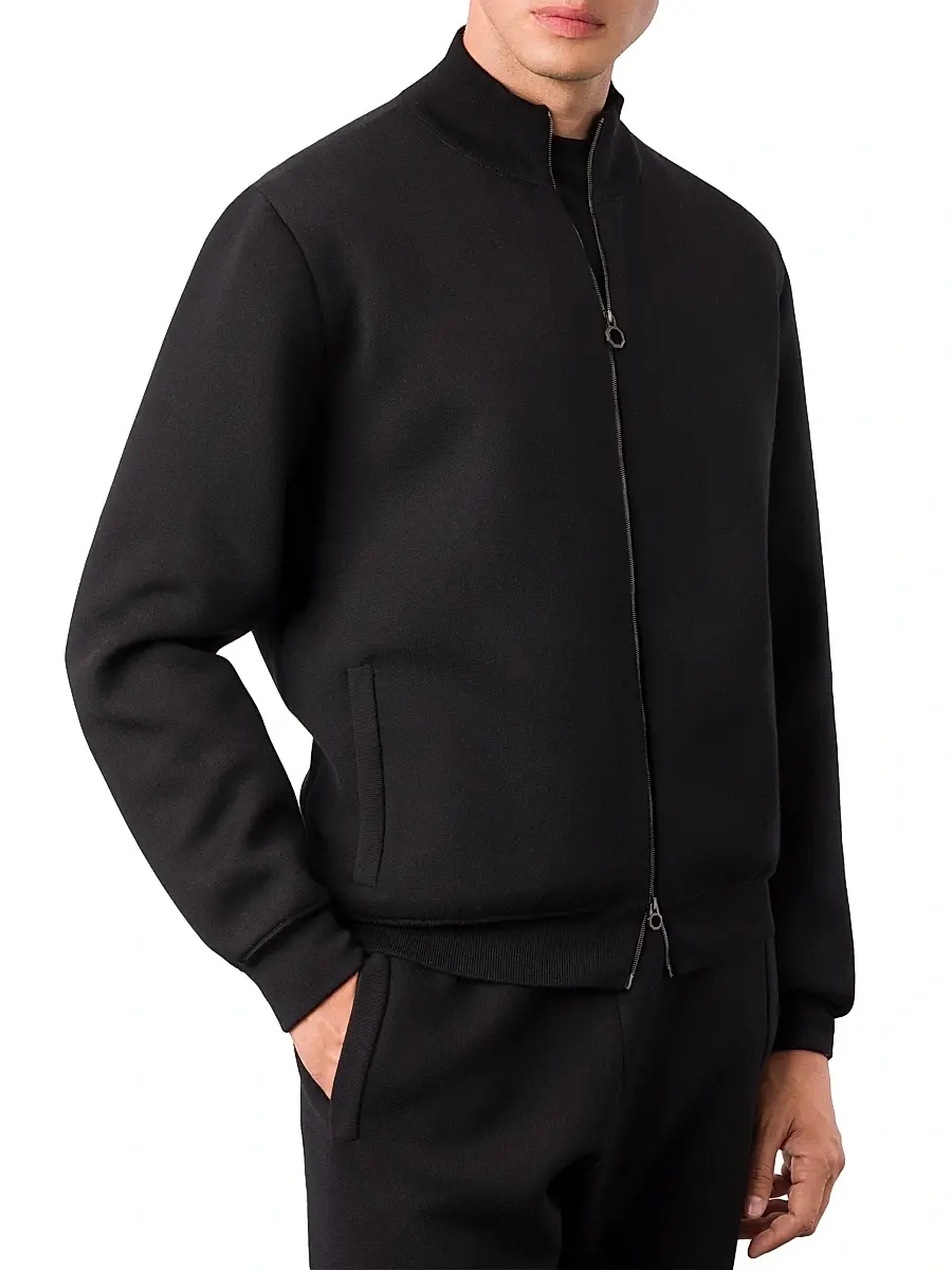 Stefano Ricci Men's Luxurious Full Zip Sweater | Thumbnail 2 Stefano Ricci Men's Luxurious Full Zip Sweater | Thumbnail 2