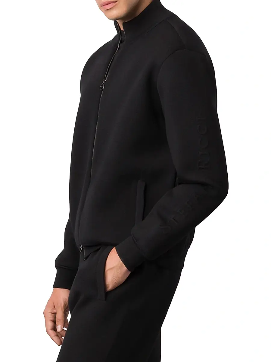 Stefano Ricci Men's Luxurious Full Zip Sweater | Thumbnail 4 Stefano Ricci Men's Luxurious Full Zip Sweater | Thumbnail 4