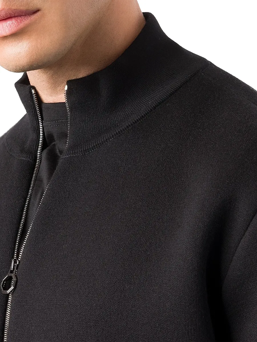 Stefano Ricci Men's Luxurious Full Zip Sweater | Thumbnail 6 Stefano Ricci Men's Luxurious Full Zip Sweater | Thumbnail 6