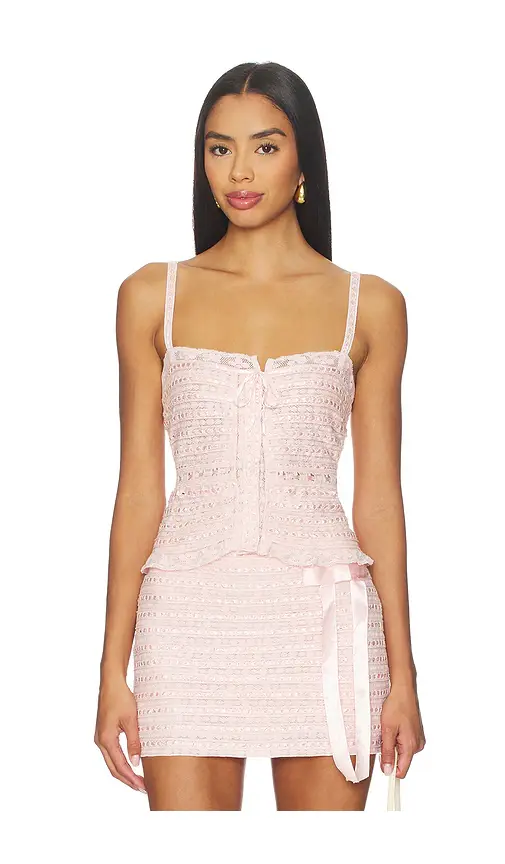 LoveShackFancy Niraya Cami | Image 1 LoveShackFancy Niraya Cami | Image 1
