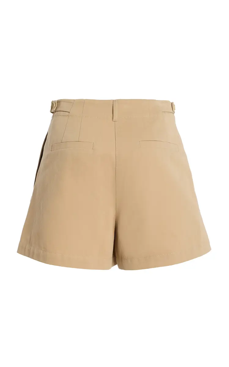 Ulla Johnson Kira Pleated Cotton Mini Shorts | Thumbnail 5 Ulla Johnson Kira Pleated Cotton Mini Shorts | Thumbnail 5