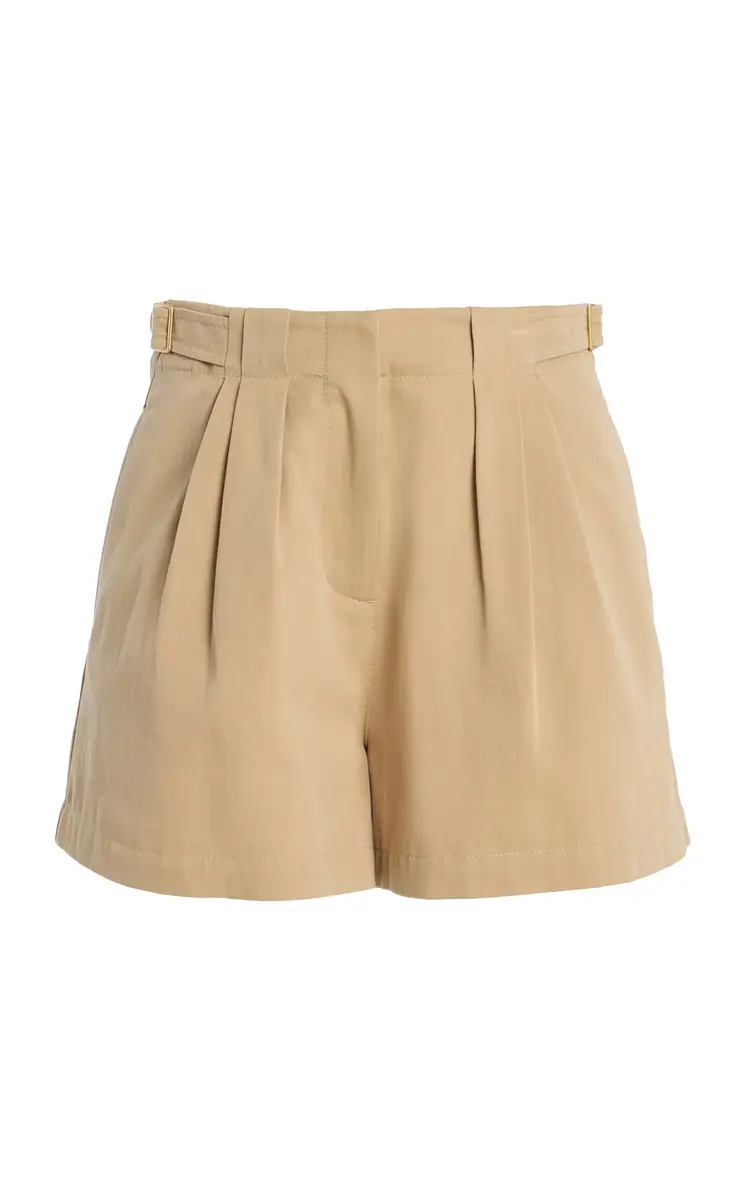 Ulla Johnson Kira Pleated Cotton Mini Shorts | Thumbnail 7 Ulla Johnson Kira Pleated Cotton Mini Shorts | Thumbnail 7