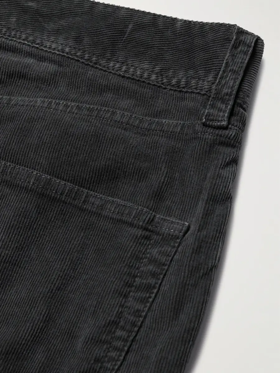 James Perse Slim-Fit Straight-Leg Cotton-Blend Corduroy Trousers - Men | Thumbnail 4 James Perse Slim-Fit Straight-Leg Cotton-Blend Corduroy Trousers - Men | Thumbnail 4