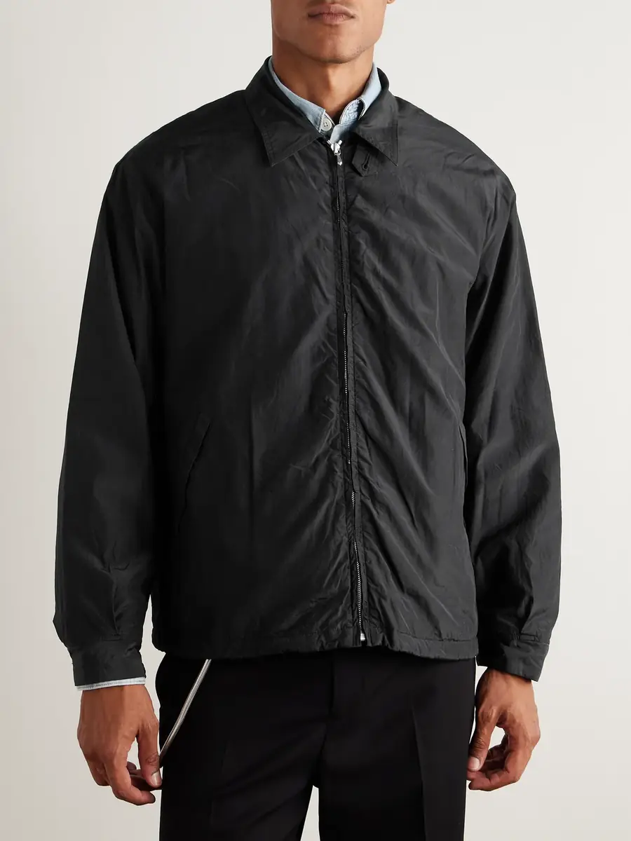 A.PRESSE Silk and Cotton-Blend Taffeta Jacket - Men | Thumbnail 3 A.PRESSE Silk and Cotton-Blend Taffeta Jacket - Men | Thumbnail 3