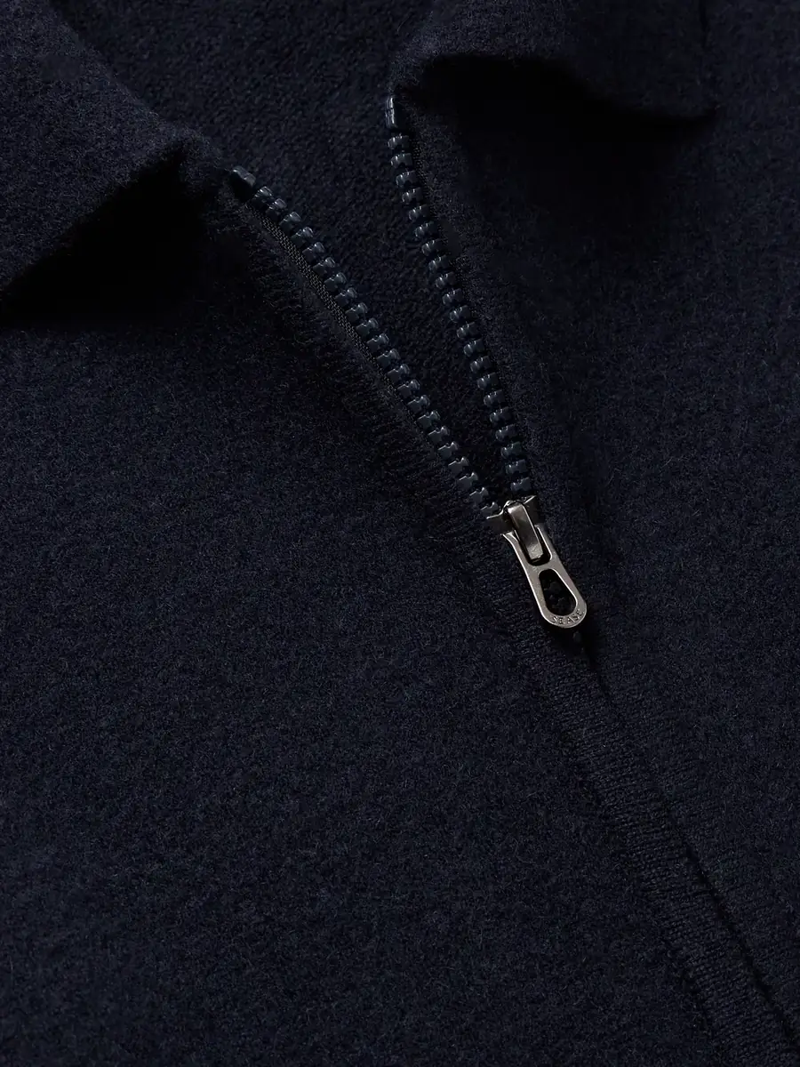 Sease Virgin Wool and Cashmere-Blend Half-Zip Sweater - Men | Thumbnail 4