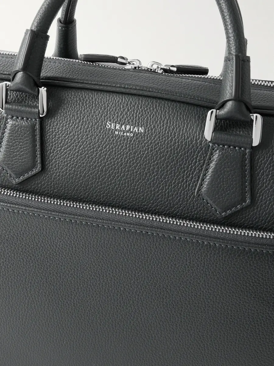 Serapian Cachemire Full-Grain Leather Briefcase - Men | Thumbnail 4 Serapian Cachemire Full-Grain Leather Briefcase - Men | Thumbnail 4