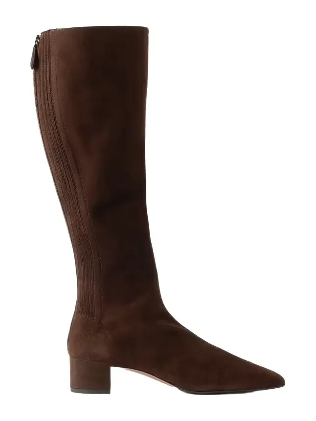 Saint Honoré 35 Suede Knee Boots Saint Honoré 35 Suede Knee Boots