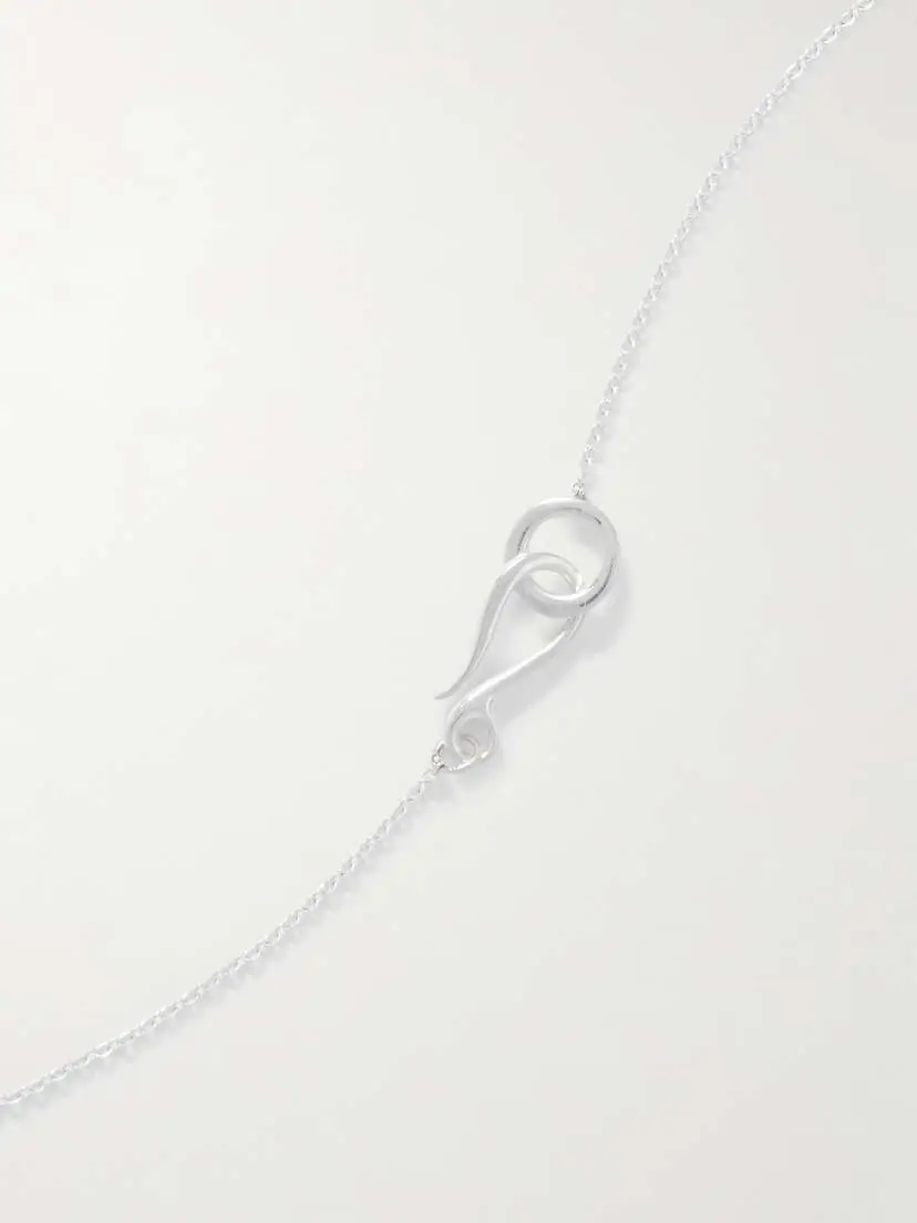 Sophie Buhai Tiny Egg Silver Jade Necklace | Thumbnail 3 Sophie Buhai Tiny Egg Silver Jade Necklace | Thumbnail 3