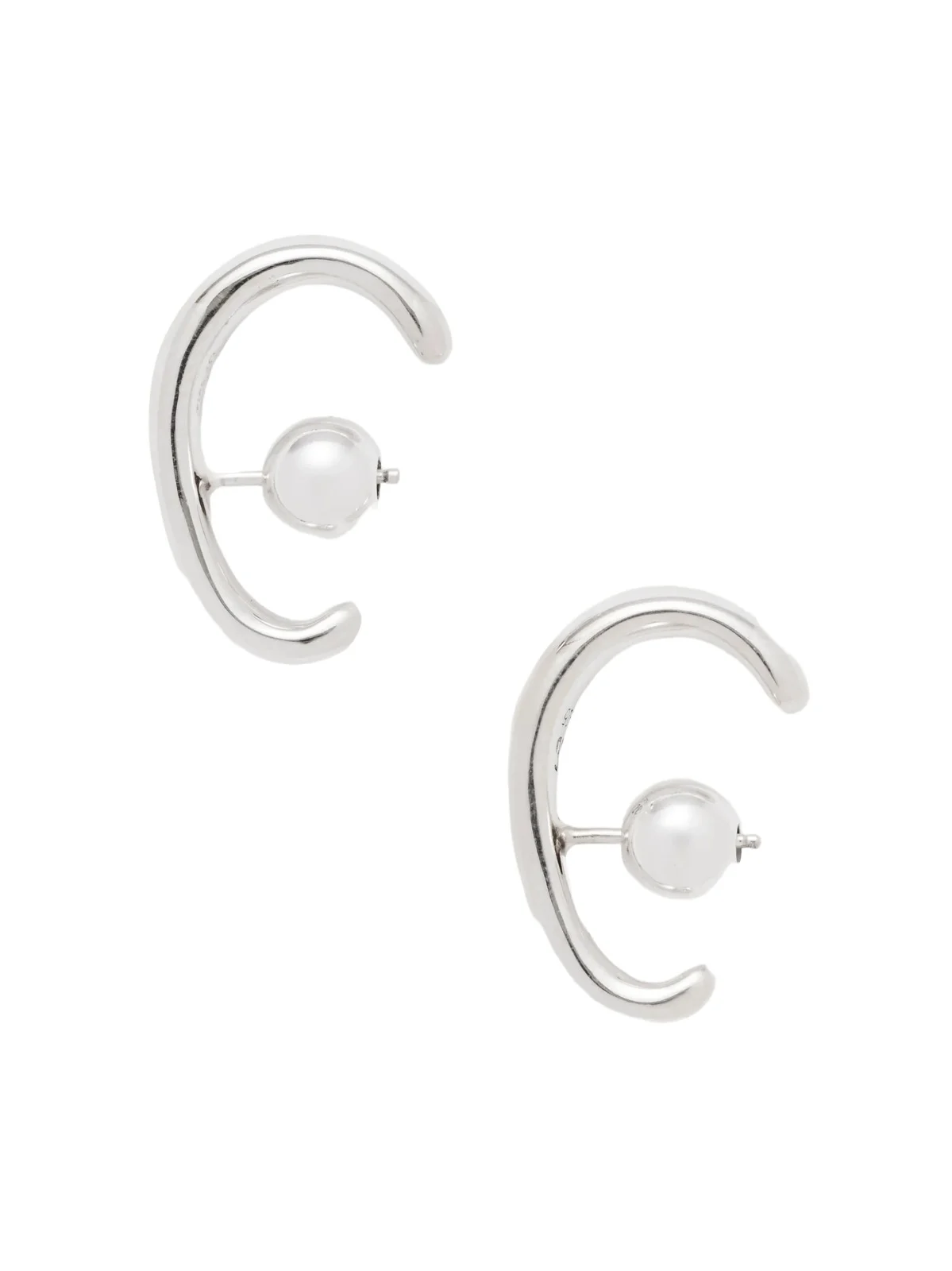 Petite Noodle Silver Hoop Earrings Petite Noodle Silver Hoop Earrings