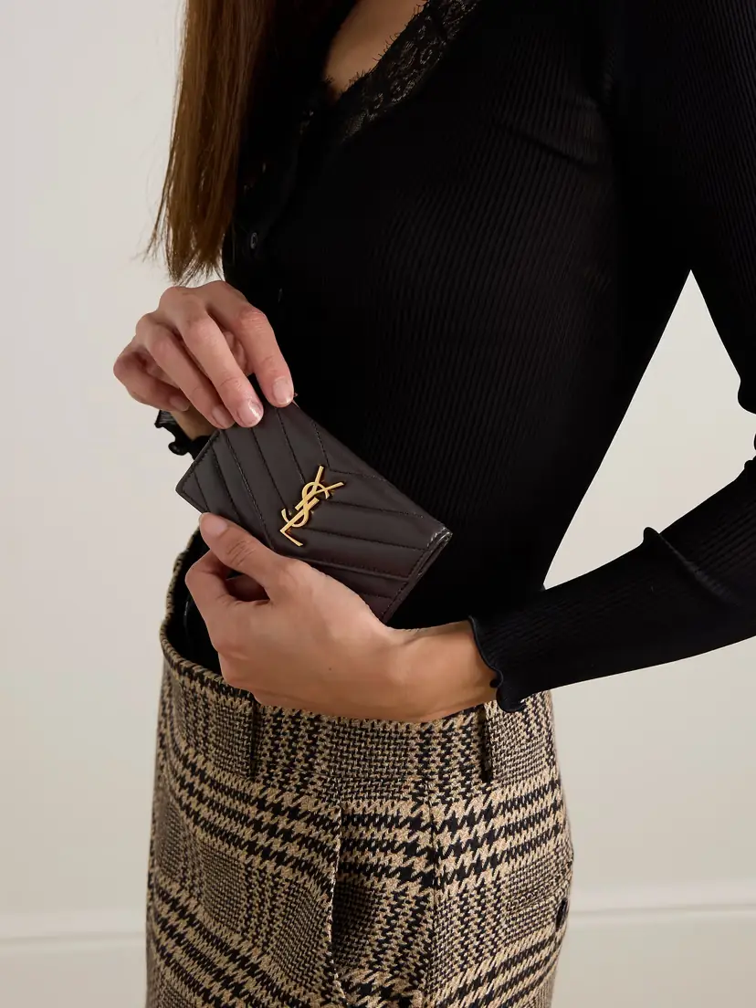 Saint Laurent Cassandre Matelassé Leather Wallet | Thumbnail 2 Saint Laurent Cassandre Matelassé Leather Wallet | Thumbnail 2