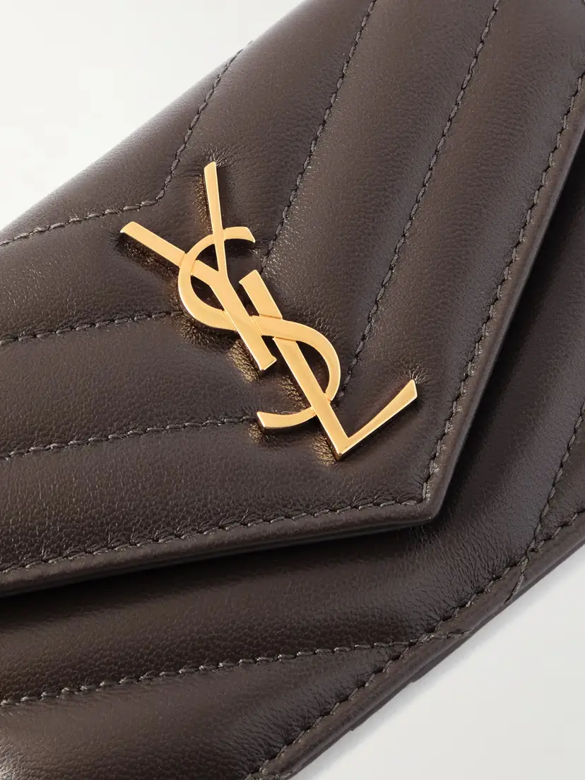 Saint Laurent Cassandre Matelassé Leather Wallet | Thumbnail 4 Saint Laurent Cassandre Matelassé Leather Wallet | Thumbnail 4