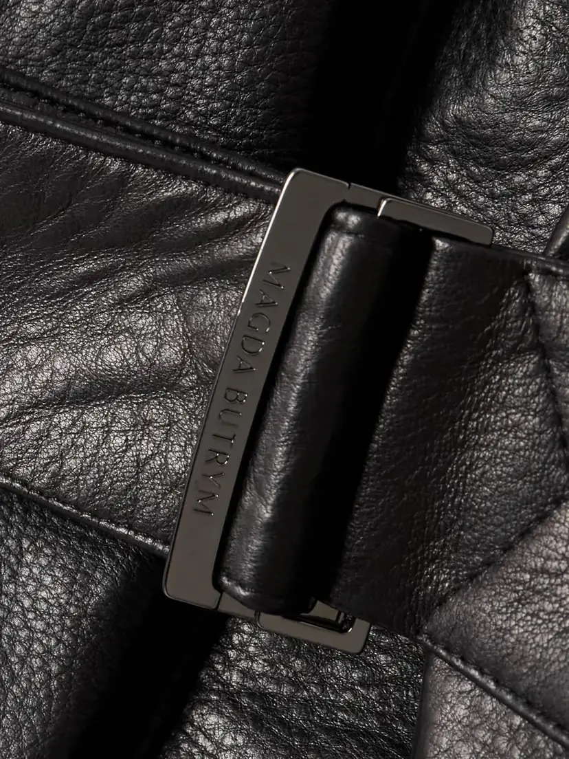 Magda Butrym Belted Leather Jacket | Thumbnail 4