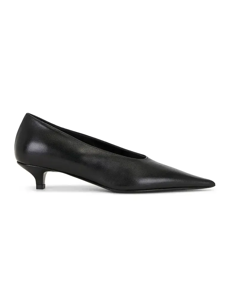 Sharp Nappa Kitten Pumps Sharp Nappa Kitten Pumps