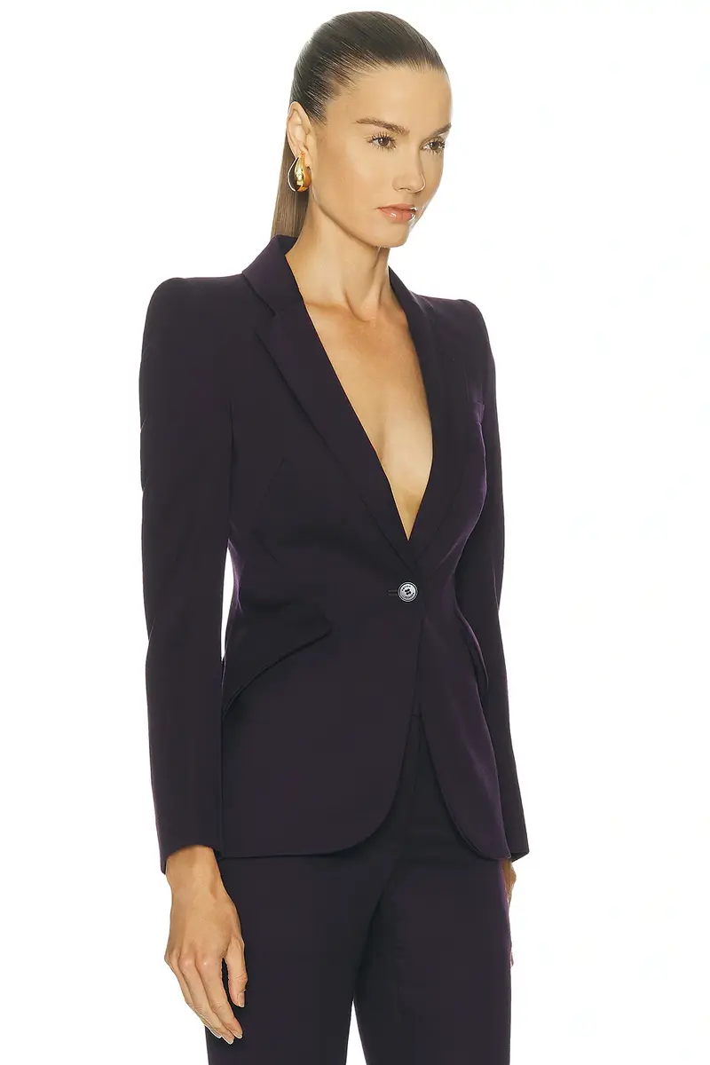 Alexander McQueen One Button Jacket | Thumbnail 2 Alexander McQueen One Button Jacket | Thumbnail 2