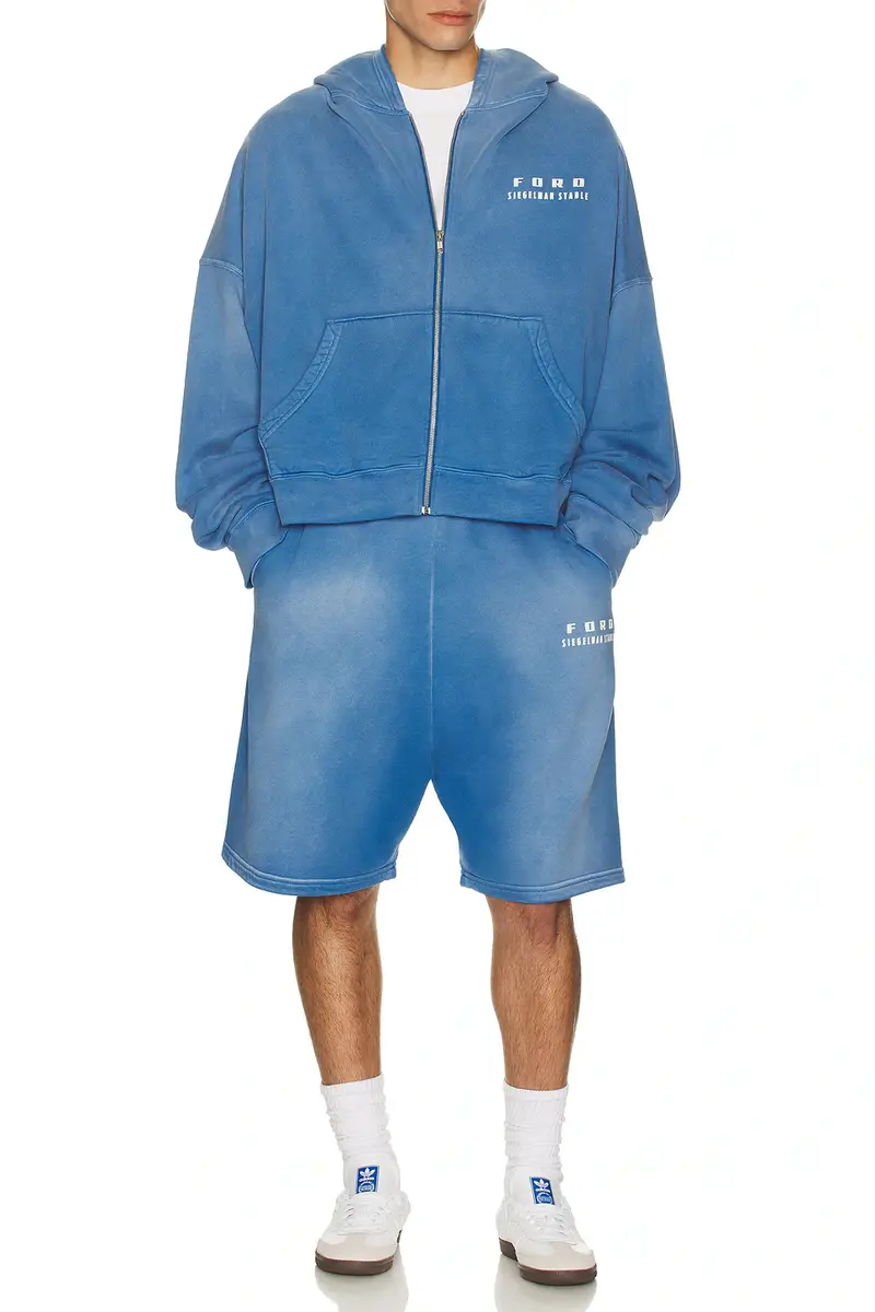 Siegelman Stable x Ford Printed Oversized Zip Hoodie | Thumbnail 4