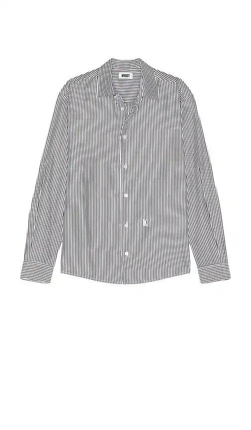 Krost Embroidered Striped Shirt