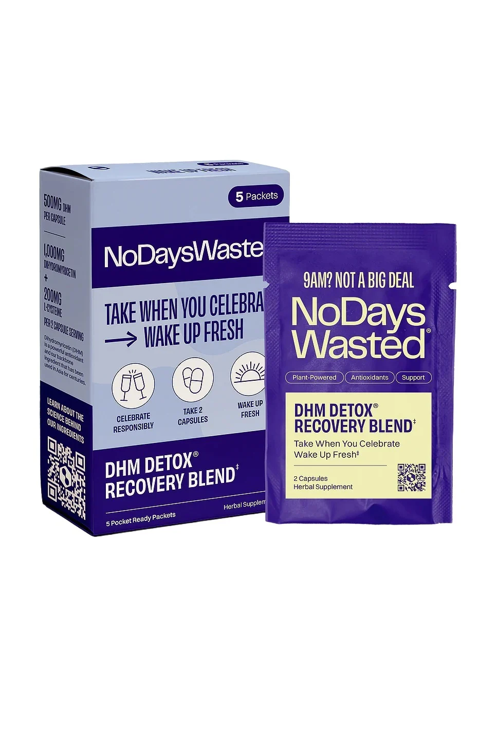 No Days Wasted DHM Detox Recovery Blend 5 Pack