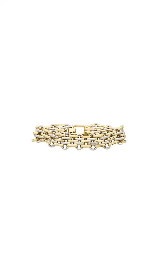 BaubleBar Mixed Metal Link Bracelet | Thumbnail 2 BaubleBar Mixed Metal Link Bracelet | Thumbnail 2