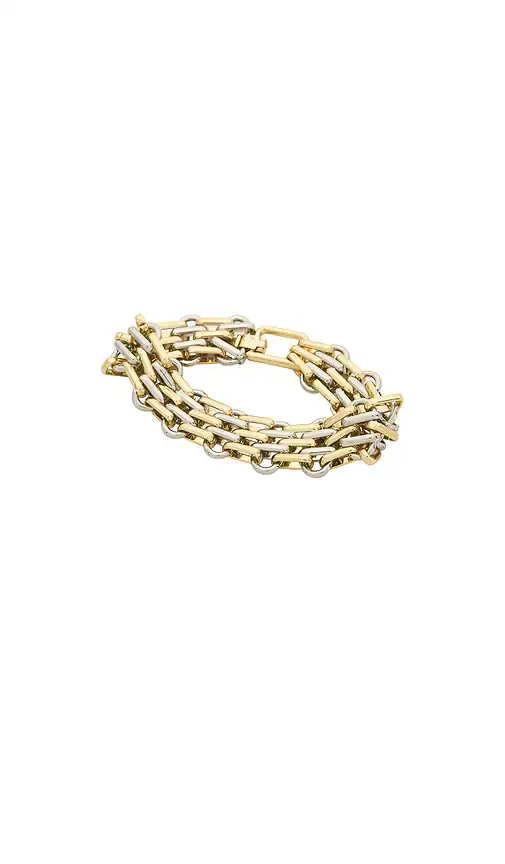 BaubleBar Mixed Metal Link Bracelet