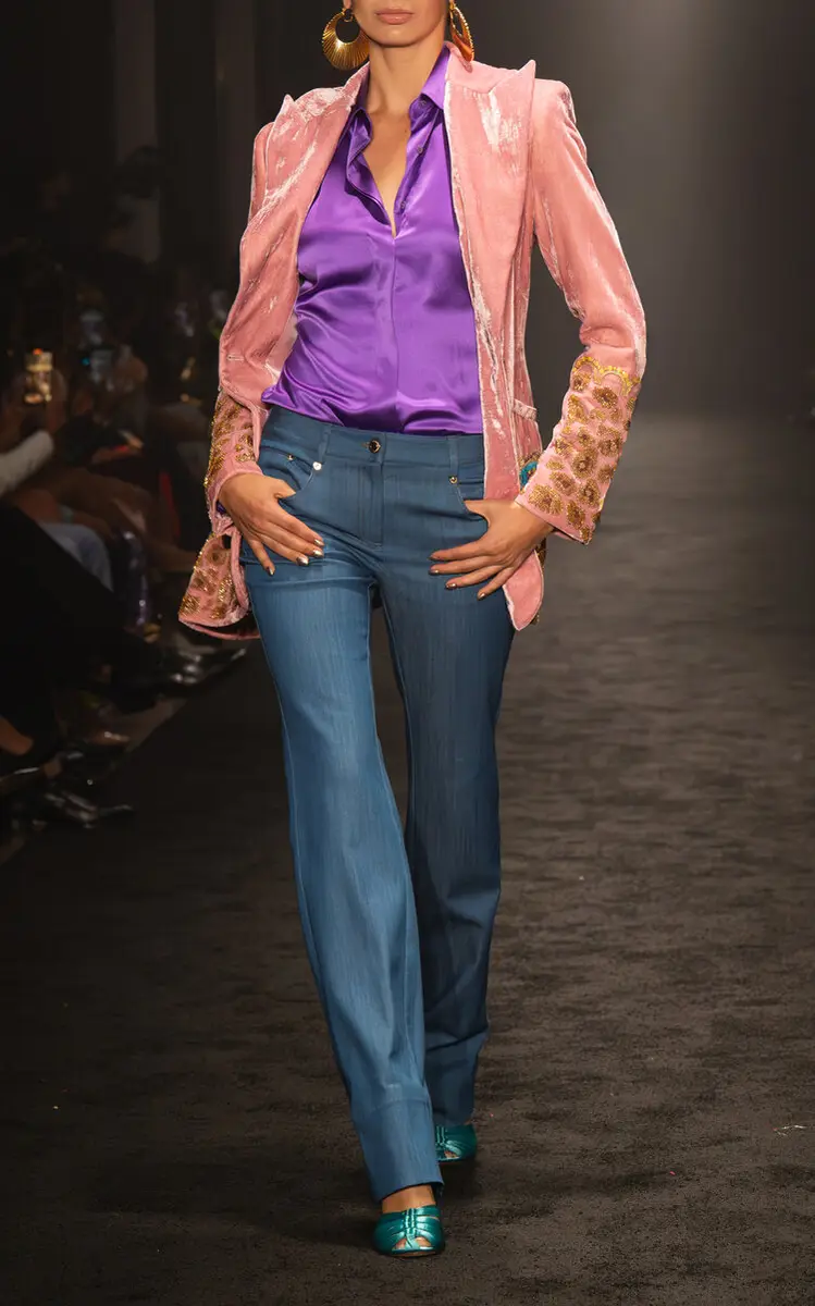 Sergio Hudson Silk-Crepe Button Down Blouse | Thumbnail 3