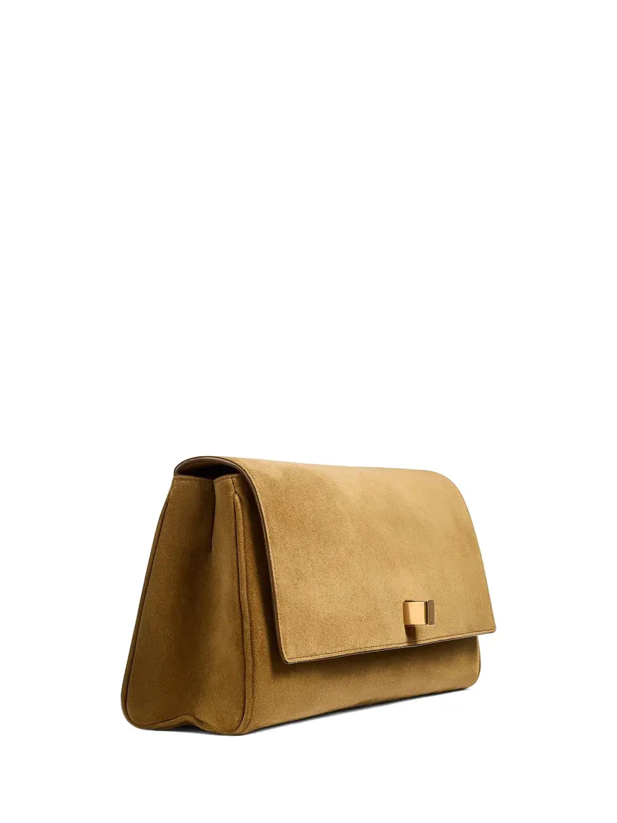 Khaite Suede Audrey Clutch | Thumbnail 2 Khaite Suede Audrey Clutch | Thumbnail 2