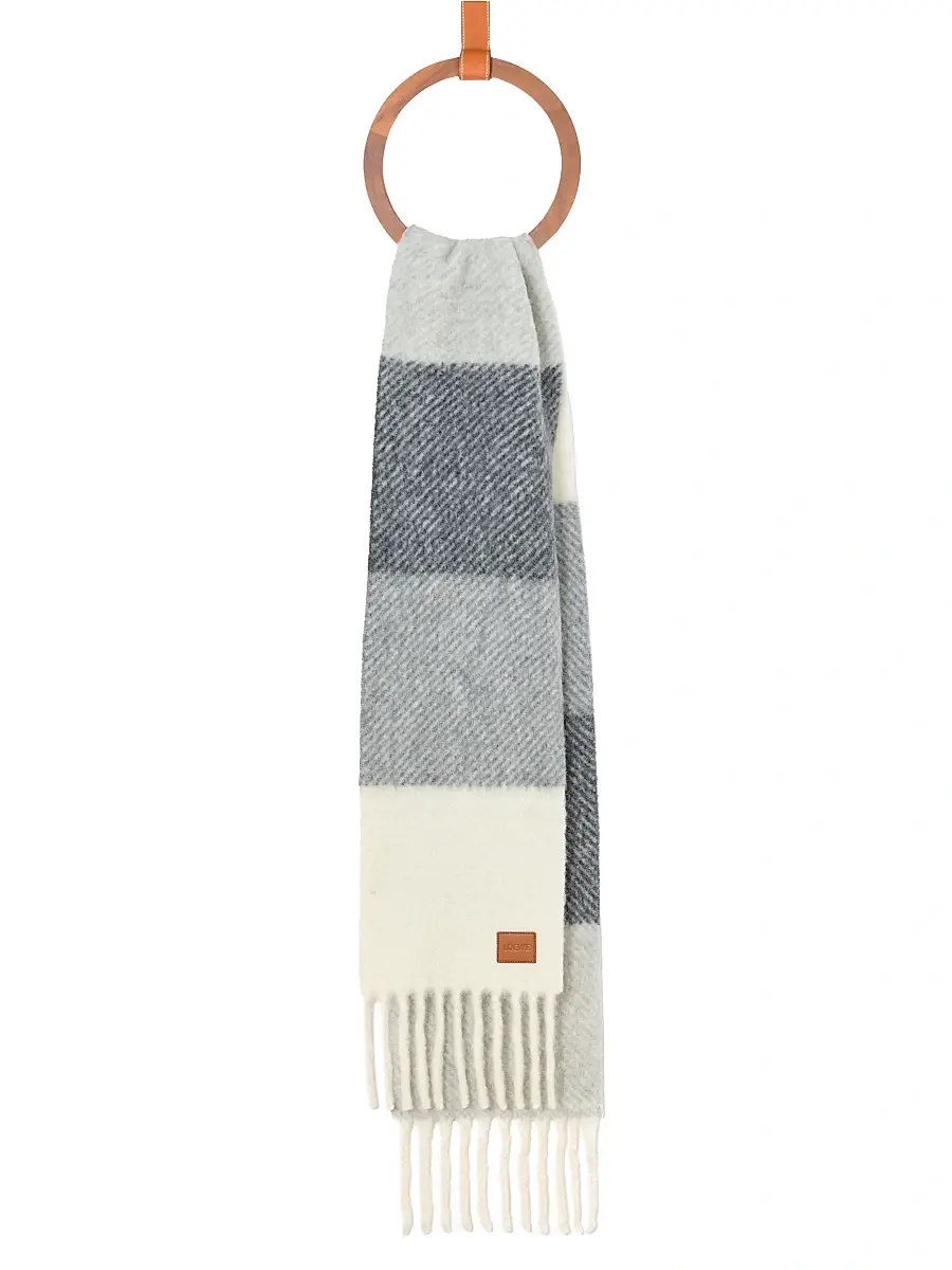 Loewe Women's Colorblocked Scarf | Thumbnail 2 Loewe Women's Colorblocked Scarf | Thumbnail 2