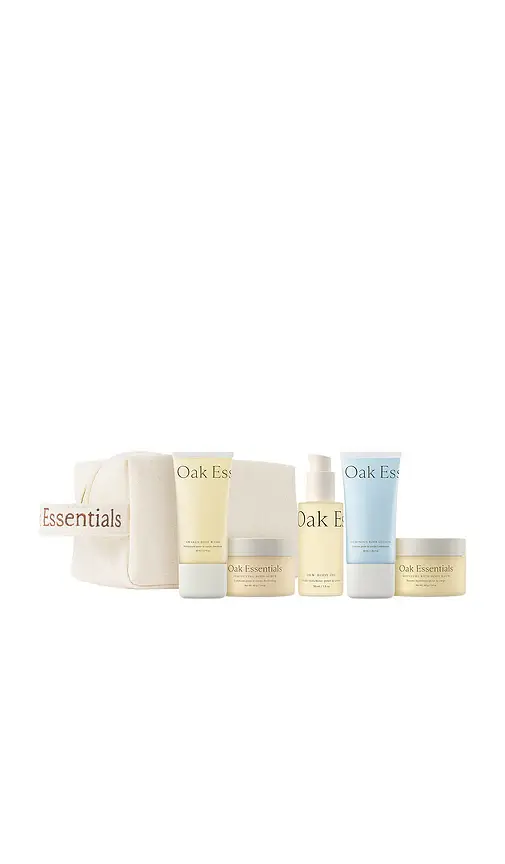 Oak Essentials Travel Body Routine | Image 1 Oak Essentials Travel Body Routine | Image 1