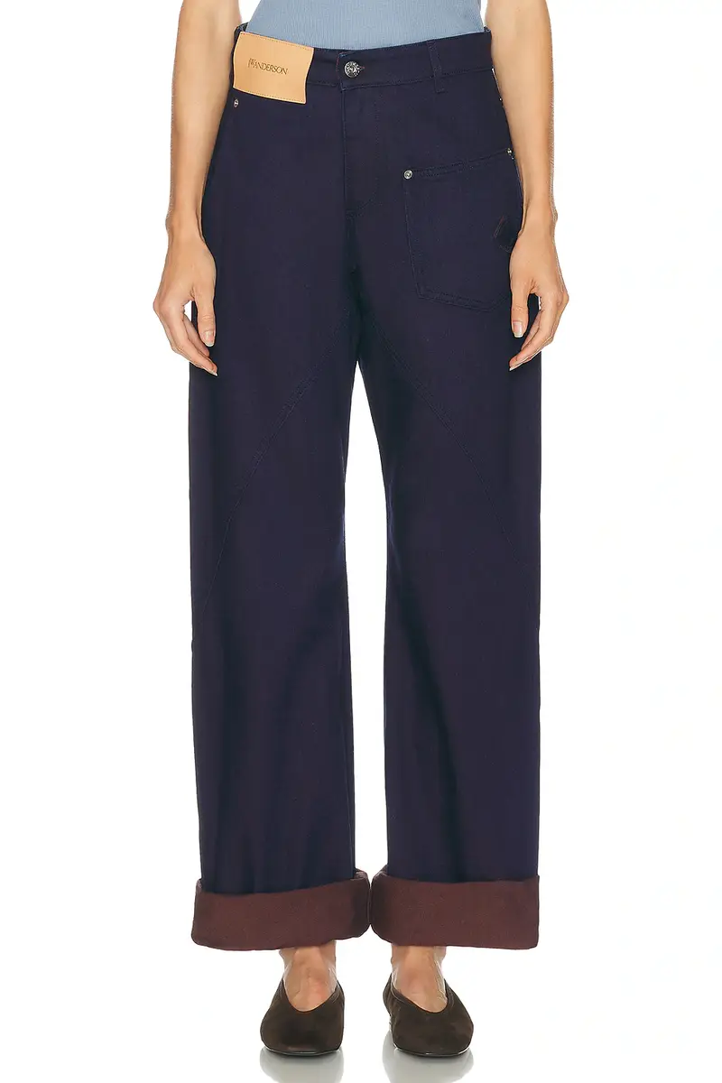 JW Anderson Turn Up Twisted Leg