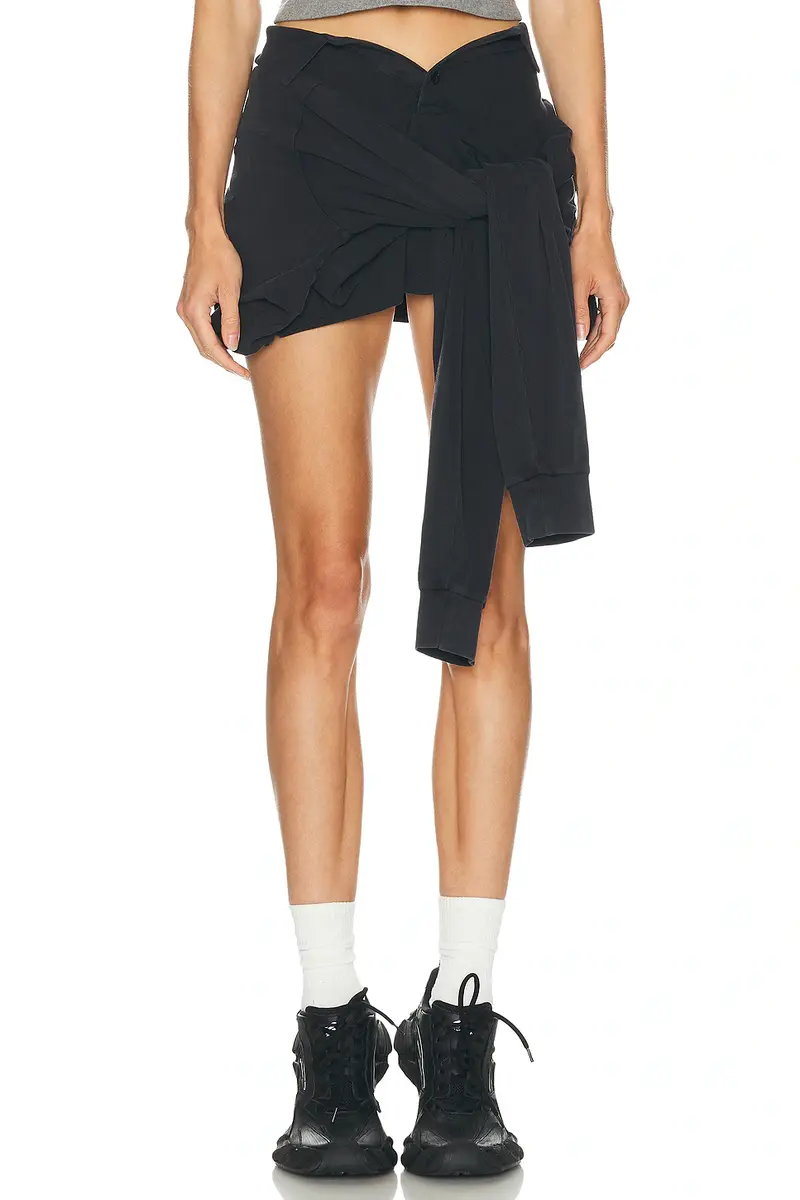Balenciaga Knotted Polo Skirt