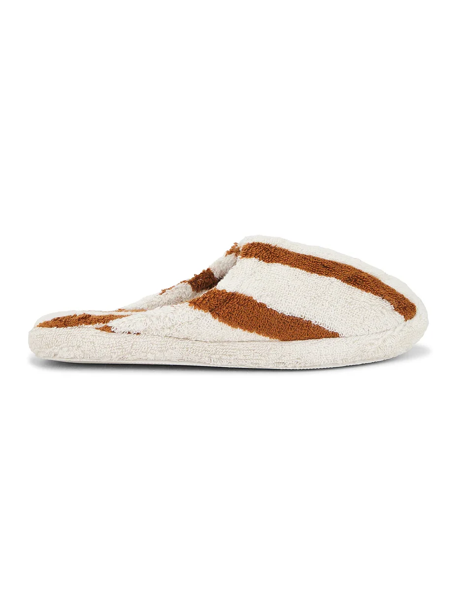 Terry Stripe Slippers. Terry Stripe Slippers.