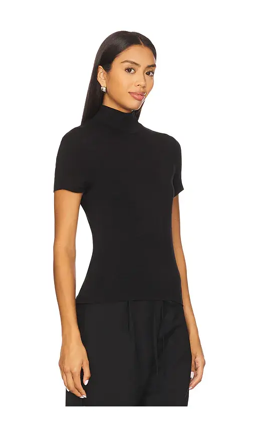 LNA Demi Fitted Mock Neck Top | Thumbnail 2