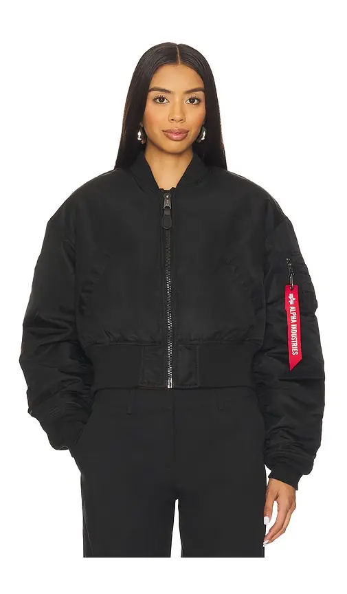 Alpha Industries Ma-1 Cropped Flight Jacket | Thumbnail 2 Alpha Industries Ma-1 Cropped Flight Jacket | Thumbnail 2