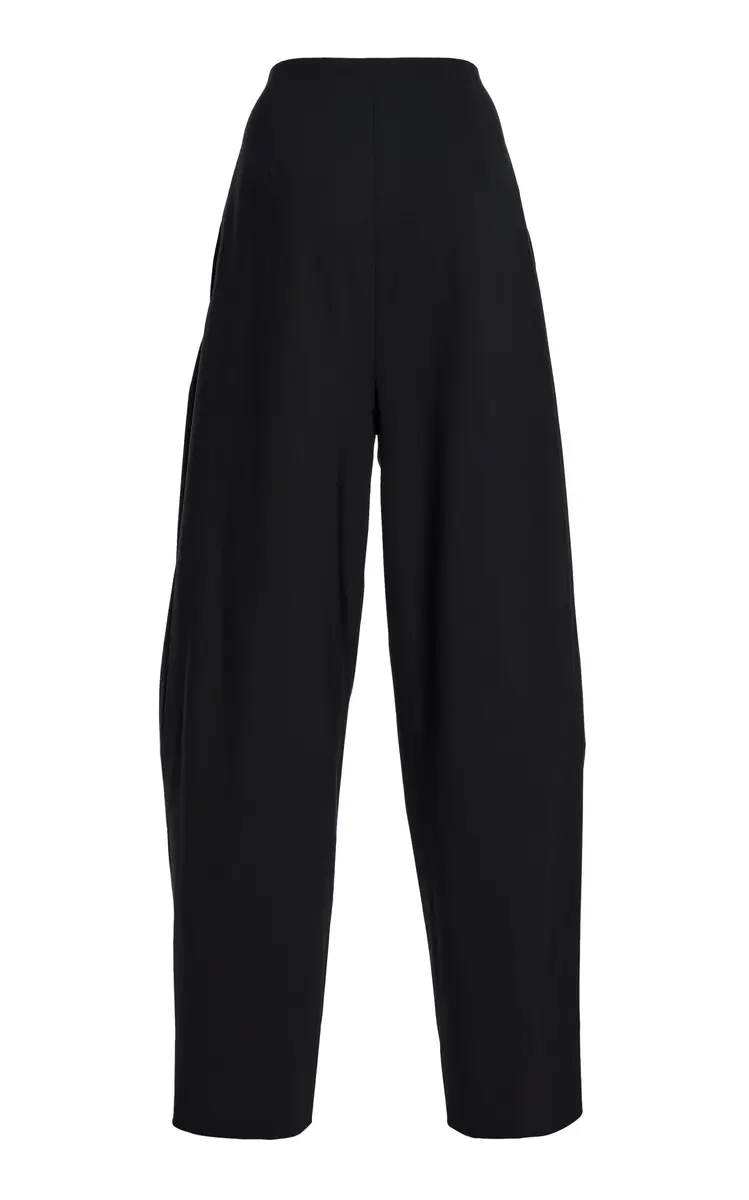 Ashlyn Blaine Wide-Leg Wool Long - Black | Thumbnail 3