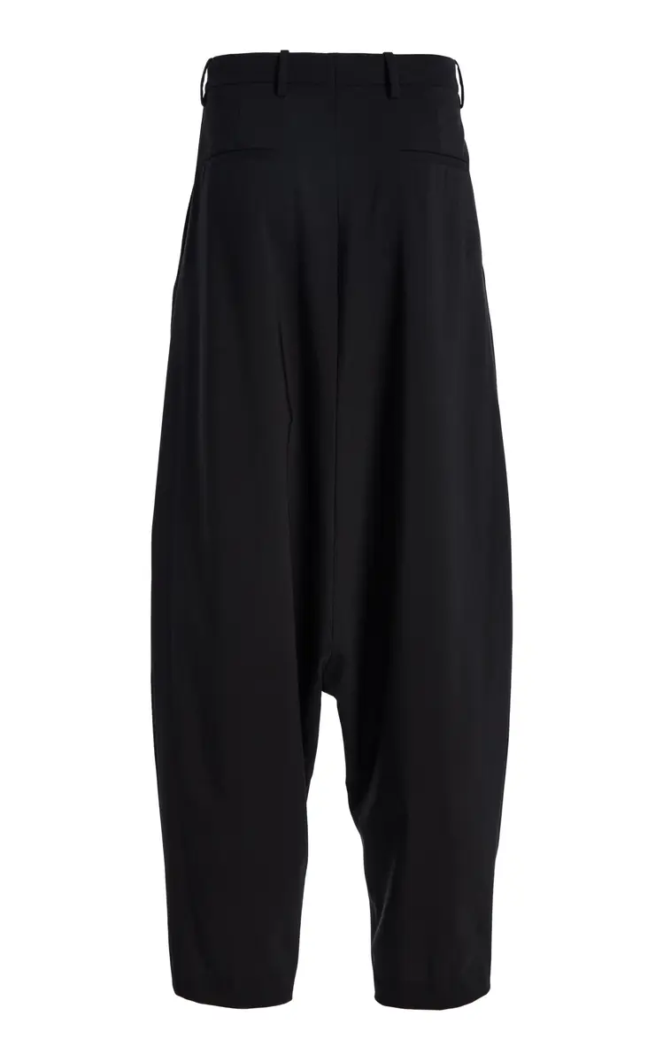 Ashlyn Fuyu Tailored Wool Pants - Black | Thumbnail 3